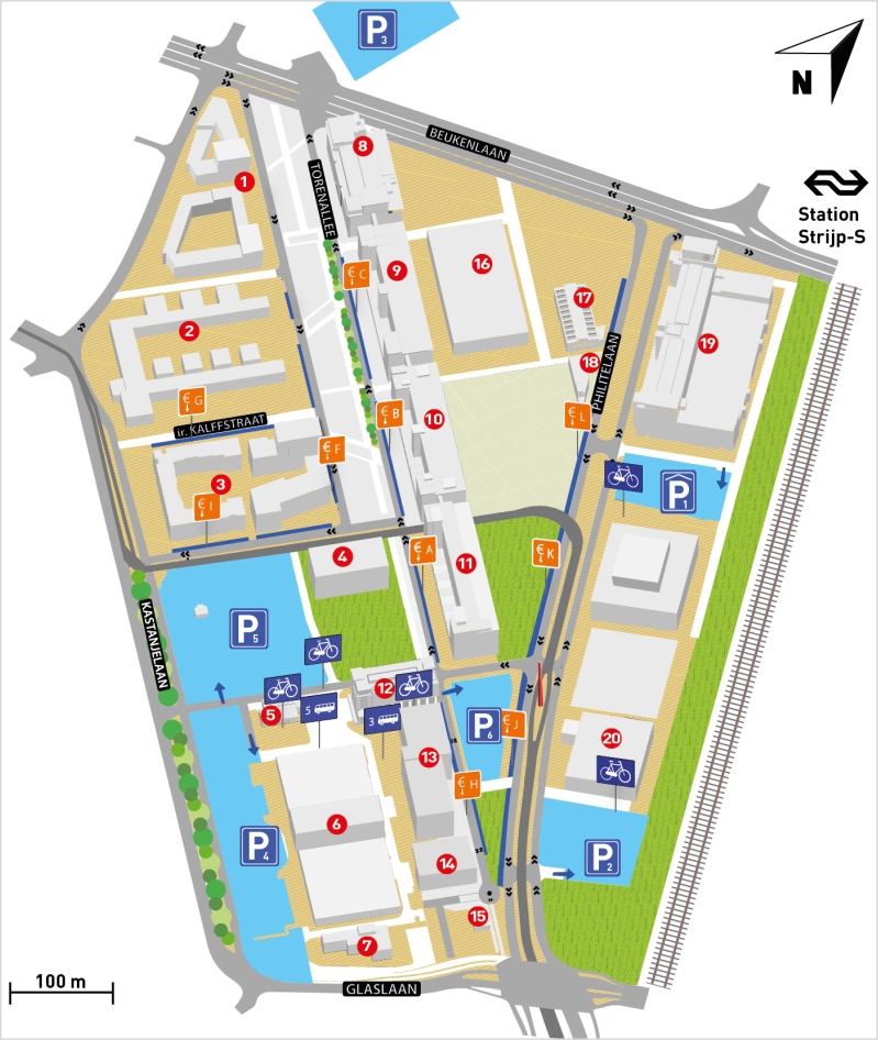 Foto ingang Torenallee 20 Eindhoven